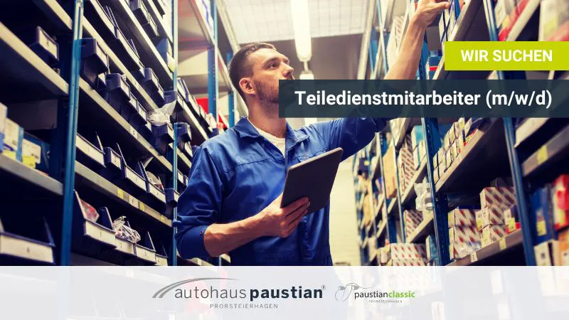 autohaus paustian stelle teiledienstmitarbeiter