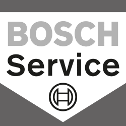 Logo des Bosch Services in grau