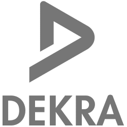 Logo der DEKRA in grau